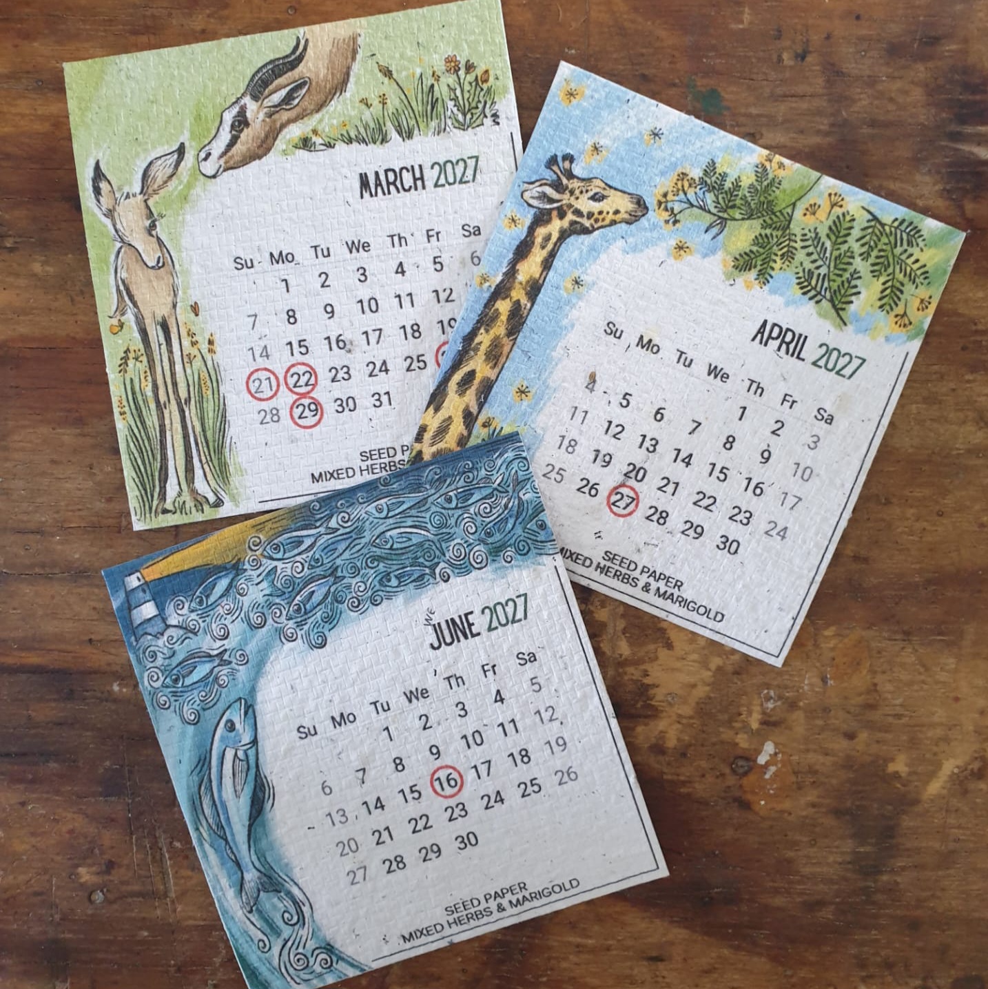 2027 Growing Calendar